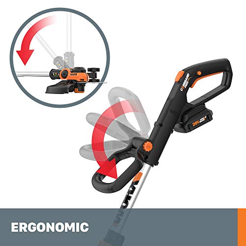 Worx WG163 GT 3.0 20V PowerShare 12" Cordless String Trimmer & Edger (Battery & Charger Included)