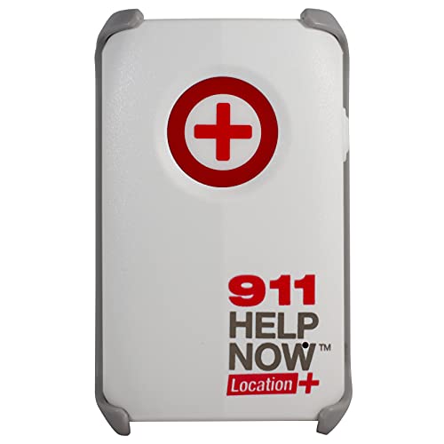 SmartGo 911 Help Now No Monthly Fees One-Touch Direct Connect Emergency Communicator Medical Alert Button Pendant - White