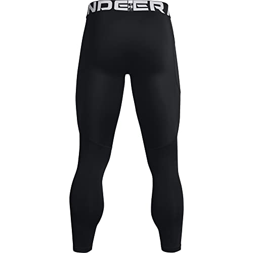 Under Armour Men's ColdGear Armour Leggings , Black (001)/White, Medium