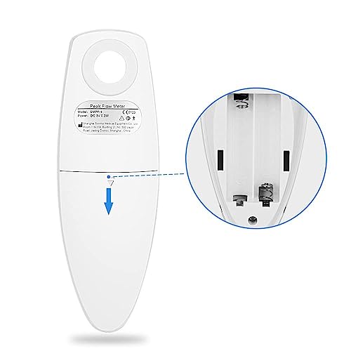 Digital Peak Flow Meter Spirometer Asthma for Adult Kids Portable PEF Forced Expiratory Volume FEV1 Home Medical