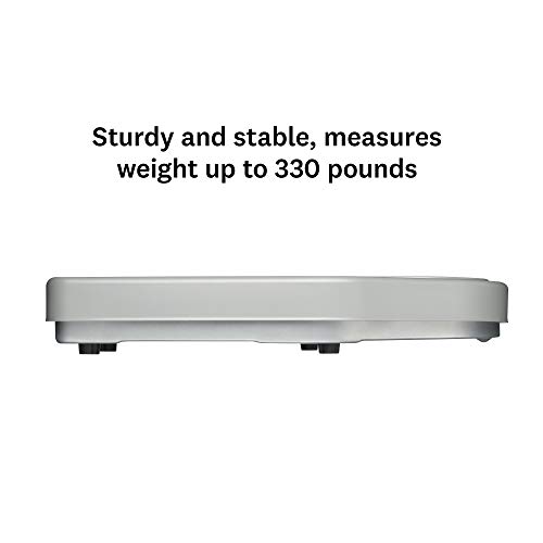 Thinner Extra-Large Dial Analog Precision Bathroom Scale, Analog Bath Scale, Measures Weight Up to 330 Lbs