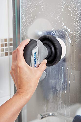 Dremel Versa Cleaning Tool- Grout Brush- Bathroom Shower Scrub- Kitchen & Bathtub Cleaner- Power Scrubber for Tile, Pans, Stoves, Tubs, Sinks Auto, & Grills- PC10-02