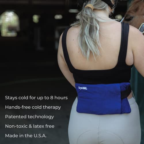 Cryo-Max Cold Pack, 8 Hour Reusable Cold Therapy Ice Pack for Elbows, Knees, Neck + More, Medium, 6" x 12" (1 Count)