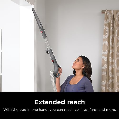 Shark NV356E S2 Navigator Lift-Away Professional Upright Vacuum with Pet Power Brush and Crevice Tool, White/Silver