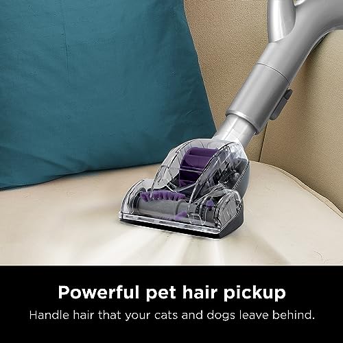 Shark NV356E S2 Navigator Lift-Away Professional Upright Vacuum with Pet Power Brush and Crevice Tool, White/Silver