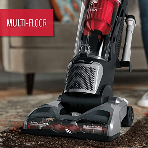 Dirt Devil Endura Max Upright Bagless Vacuum Cleaner for Carpet and Hard Floor, Powerful, Lightweight, Corded, UD70174B, Red