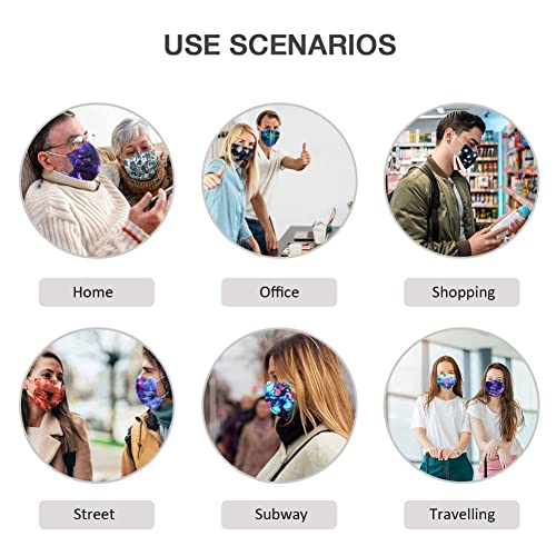 100 Pcs Disposable Face Masks - 3-layer Breathable Safety Masks, Comfortable Protective Mouth Cover with Nose Clip (Black Butterfly)