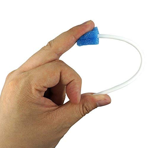 MUNKCARE Oral Care Swabs Disposable- Blue 100 Counts