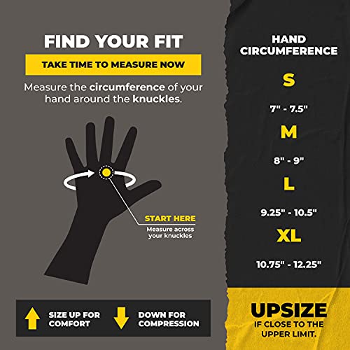 CopperJoint Fingerless Compression Gloves â Copper-Infused Designed to Support your hands - Rapid Recovery and Pain Relief, All Lifestyles - Pair (Medium)