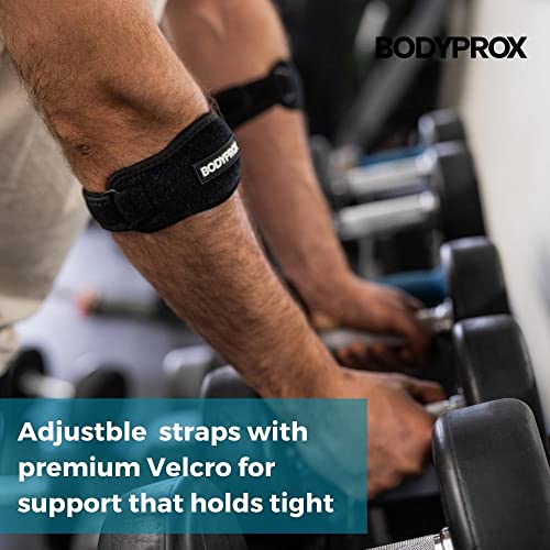 Elbow Brace 2 Pack for Tennis & Golfer's Elbow Pain Relief