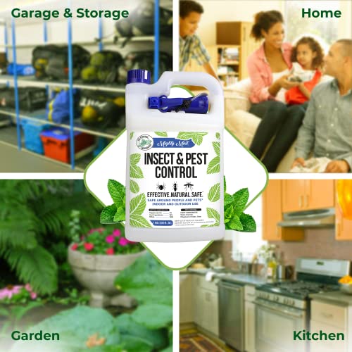 Mighty Mint Gallon (128 oz) Insect and Pest Control Peppermint Oil - Natural Spray for Spiders, Ants, and More - Non Toxic