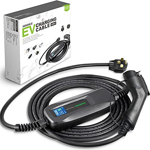 Morec 40Amp EV Charger Level 2 NEMA14-50 220V-240V Portable EV Charging Cable Faster ev Charging Station, Electric Vehicle Charger Compatible with All EV Cars 20ft