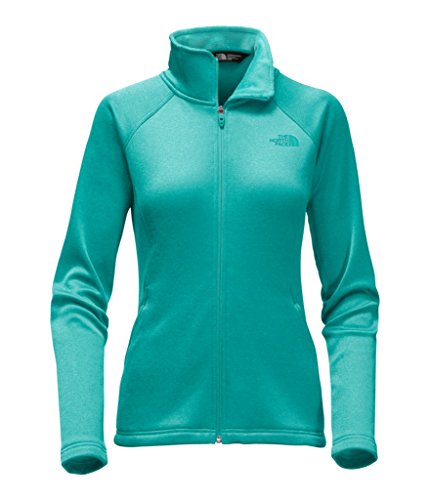 North Face Women's Agave Full Zip Fleece Jacket - Provincial Blue Heather