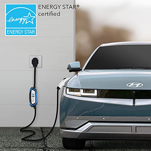 Lectron NEMA 14-50 Level 2 EV Charger - 240V 32 Amp with 21 ft Extension Cord & J1772 Cable - for J1772 EVs