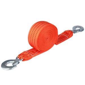 JCHL Tow Strap with Hooks 2in X20Ft Recovery Strap 10,000LB Break Strengthened Towing Rope for Towing Vehicles in Roadside Emergency