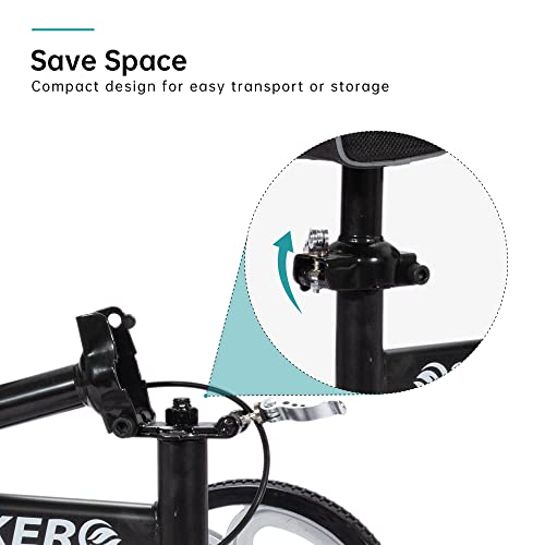 ELENKER Steerable Knee Walker Deluxe Medical Scooter for Foot Injuries Compact Crutches Alternative Black