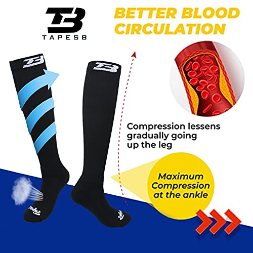 Plus size compression socks wide calf men women knee high 20-30 mmhg breathable circulation xl 2xl 3xl 4xl 5xl