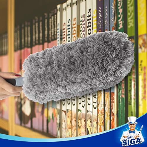 MR.SIGA Lint Free Microfiber Duster, Washable Duster for Household Cleaning