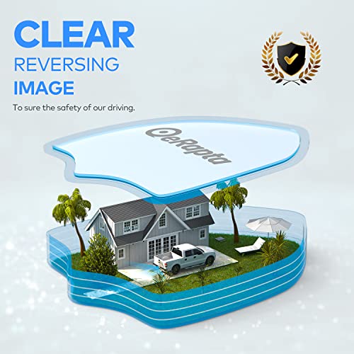 HD eRapta ERT01 Backup Camera Rear View License Plate Reverse Camera Universal for Pickup Truck Car SUV 149Â° Perfect Angle Night Vision IP69 Level Waterproof 3.0 Generation