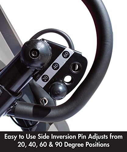 Health Gear ITM5500 Advanced Technology Inversion Table With Vibro Massage & Heat - Heavy Duty up to 300 lbs.