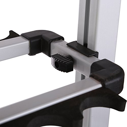 One Bass Fishing Rod Rack Metal Aluminum AlloyPortable Fishing Rod Holder Fishing Rod Organizer for All Type Fishing Pole, Hold Up to 24 Rods