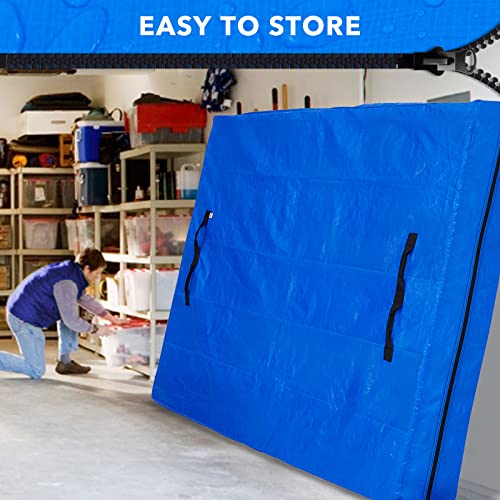 AlexHome Mattress Bag for Moving and Storage,Heavy Duty Tarp Reusable Mattress Storage Bag,Easy Carrier Mattress Moving Cover (Queen Size)