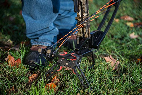 TRUGLO TG394BR Mini Bow Stand, Black/Red, 9X6X1 inches