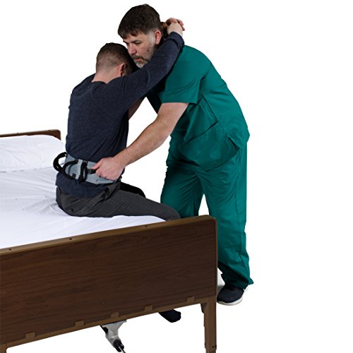 Patient Aid Gait Belt with Padded Handles & Quick Release Buckle, Long Strap Easy Transfer Lift Assist Aid for Elderly, Bariatrics, Physical Therapy, Rehabilitation â Nursing Waist Sling Lifting Strap