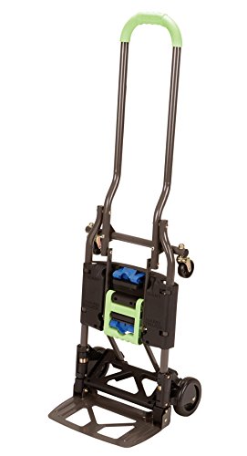 Cosco 12222PBG1E Shifter 300-Pound Capacity Multi-Position Heavy Duty Folding Dolly, Green hand-trucks