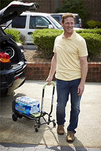Cosco 12222PBG1E Shifter 300-Pound Capacity Multi-Position Heavy Duty Folding Dolly, Green hand-trucks