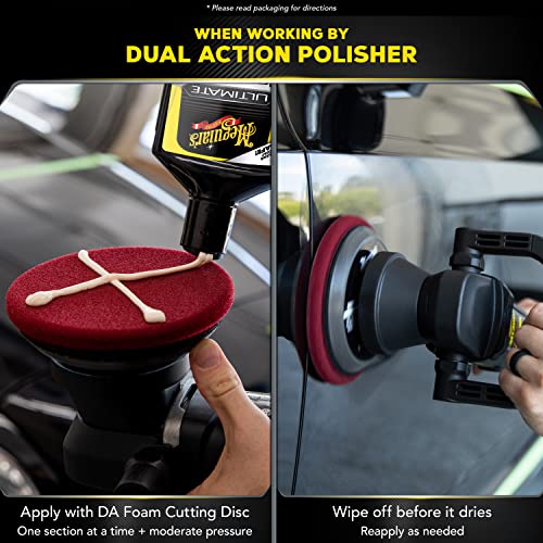 Meguiarâs Ultimate Compound, Car Compound Restores Car Paint and Car Shine â 1 Pint 4 Fl Oz Bottle