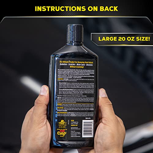 Meguiarâs Ultimate Compound, Car Compound Restores Car Paint and Car Shine â 1 Pint 4 Fl Oz Bottle