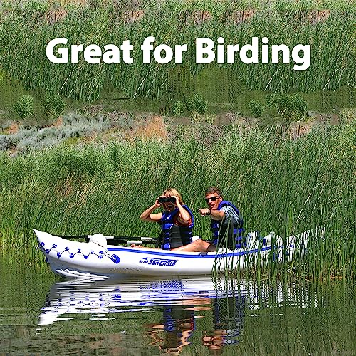 Sea Eagle 330 Pro 2 Person Inflatable Sport Kayak Canoe Boat with Pump and Oars