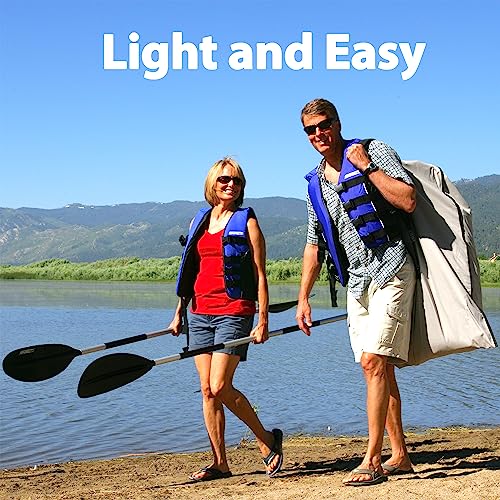 Sea Eagle 330 Pro 2 Person Inflatable Sport Kayak Canoe Boat with Pump and Oars