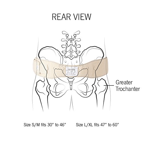 OPTP Si-Loc Sacroiliac Support Belt - Small/Medium (670) - Low Back & Pelvic Pain Relief