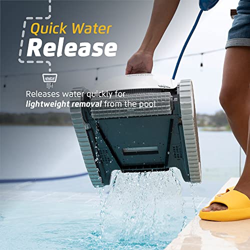 Dolphin Proteus DX3 Automatic Robotic Pool Cleaner, The Quick and Easy Way to a Clean Pool, Ideal for In - ground Swimming Pools up to 33 Feet