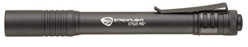 Streamlight 66118 Stylus Pro 100-Lumen LED Pen Light with Holster, Black