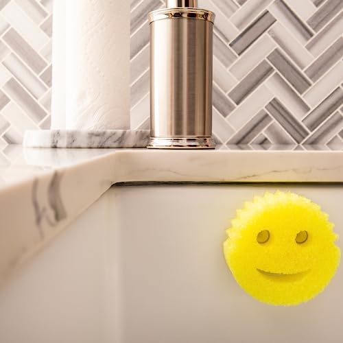 Scrub Daddy Sponge Holder - Daddy Caddy - Suction Sponge Holder for Smiley Face Sponge , Non-Slip Suction Cups, Sink Organizer for Kitchen and Bathroom, Self Draining, Dishwasher Safe - 1ct