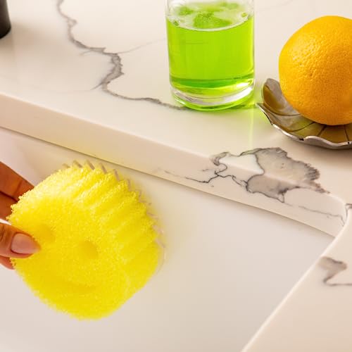 Scrub Daddy Sponge Holder - Daddy Caddy - Suction Sponge Holder for Smiley Face Sponge , Non-Slip Suction Cups, Sink Organizer for Kitchen and Bathroom, Self Draining, Dishwasher Safe - 1ct