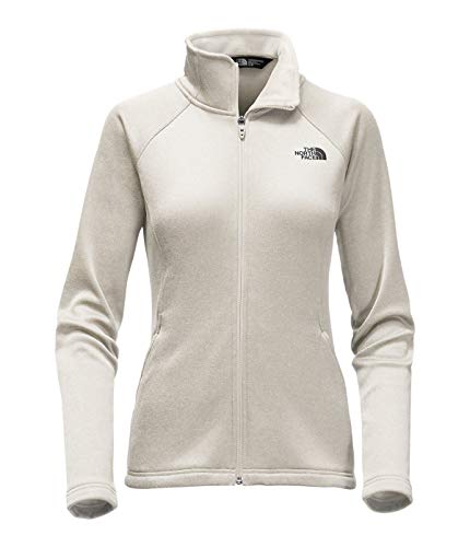 North Face Women's Agave Full Zip Hoodie, Ivory, M