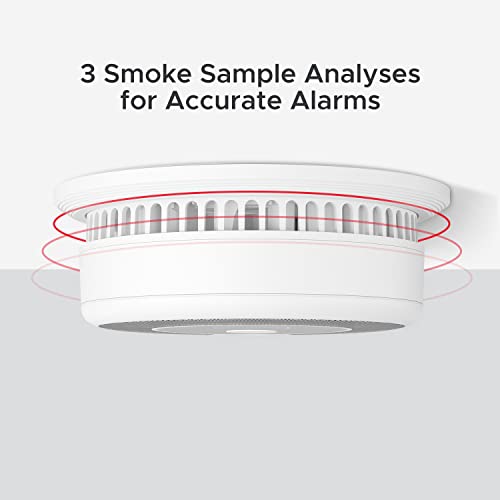 X-Sense 10-Year Battery Combination Smoke Carbon Monoxide Alarm Detector with Large LCD Display
