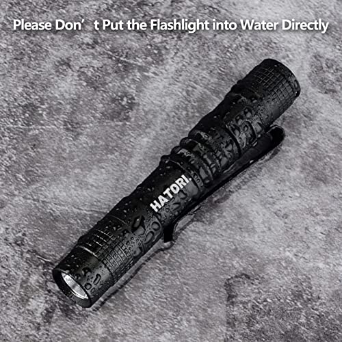 LED Mini Flashlight, Super Bright Small Handheld Pocket Pen Light Tactical High Lumens Torch for Camping, Outdoor, Emergency, 3.55 Inch