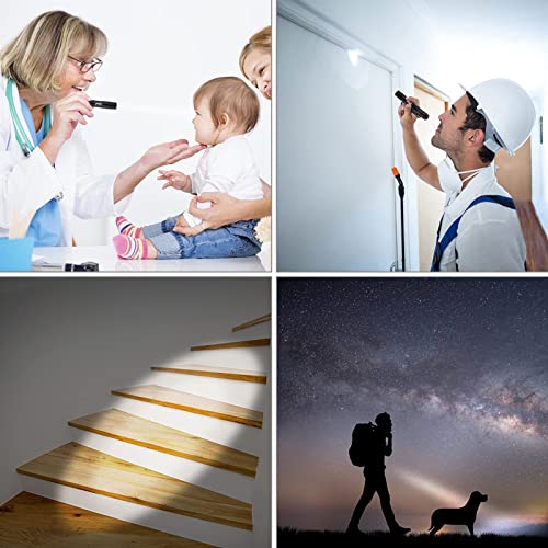 LED Mini Flashlight, Super Bright Small Handheld Pocket Pen Light Tactical High Lumens Torch for Camping, Outdoor, Emergency, 3.55 Inch