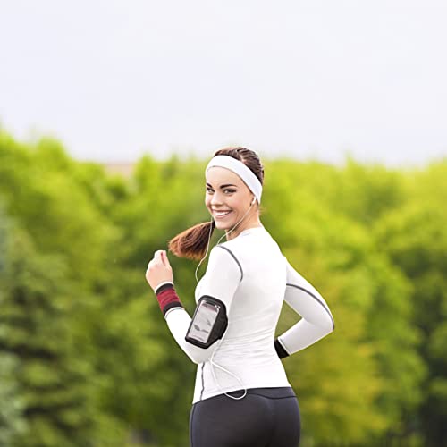 WANAYOU Women's 3 Pack Compression Shirt Moisture Wicking Long Sleeve Running Athletic T-Shirt Workout Yoga Skiing Tops Winter Baselayer (3 Pack(Black+White+Grey), Medium)