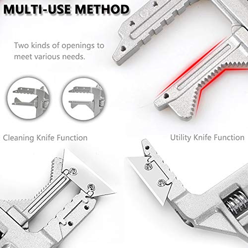 Plumbers Wrench 6-75mm Large Opening Sink Wrench, Plumbing Wrench for Tight Spaces Toilet Basin Sink Drain Faucet Nut Disassembly, Plumbing Tools for Professional Plumber