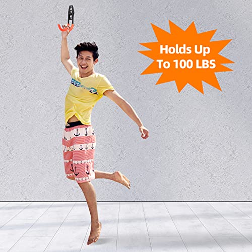 Dorisy Upgraded 16 Packs Garage Hooks Utility Double Heavy Duty with Mop Broom Holders, Wall Mount Hooks, Garage Storage Organization and Tool Hangers for Power ï¼ Garden Tools, Ladders, Bikes(Orange)