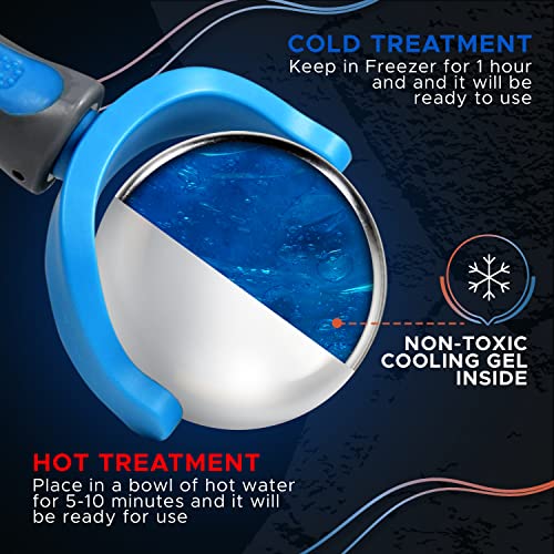 Cold Massage Roller Ball | Cold Therapy | Ice Roller Ball with Handle | cryo Stick | Relieve Muscle Pain | Blue
