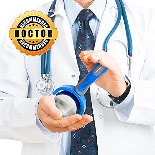 Cold Massage Roller Ball | Cold Therapy | Ice Roller Ball with Handle | cryo Stick | Relieve Muscle Pain | Blue