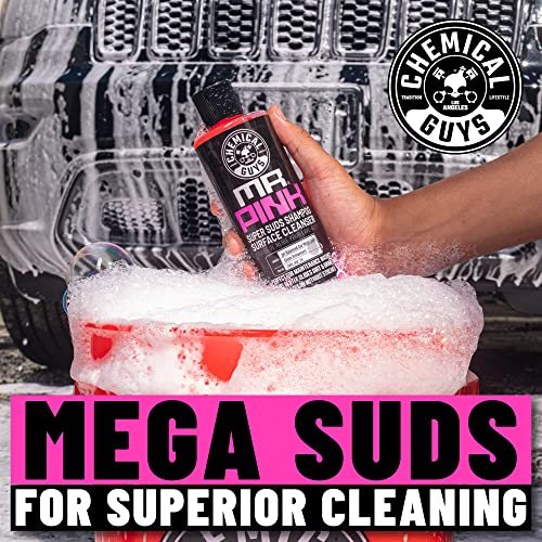 Chemical Guys CWS_402_64 Mr. Pink Foaming Car Wash Soap (Works with Foam Cannons, Foam Guns or Bucket Washes) Safe for Cars, Trucks, Motorcycles, RVs & More, 64 fl oz (Half Gallon), Candy Scent