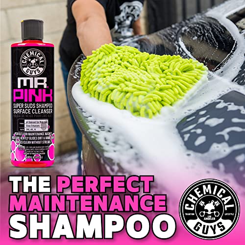 Chemical Guys CWS_402_64 Mr. Pink Foaming Car Wash Soap (Works with Foam Cannons, Foam Guns or Bucket Washes) Safe for Cars, Trucks, Motorcycles, RVs & More, 64 fl oz (Half Gallon), Candy Scent